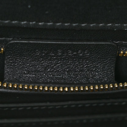 Salvatore Ferragamo Calfskin Aura Shoulder Bag Black 6 of 9