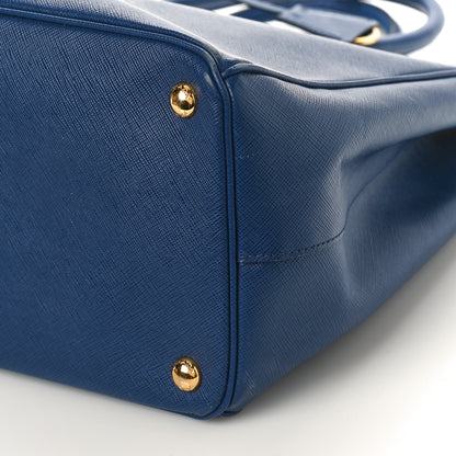 Prada Saffiano Lux Large Double Zip Tote Bluette 8 of 8