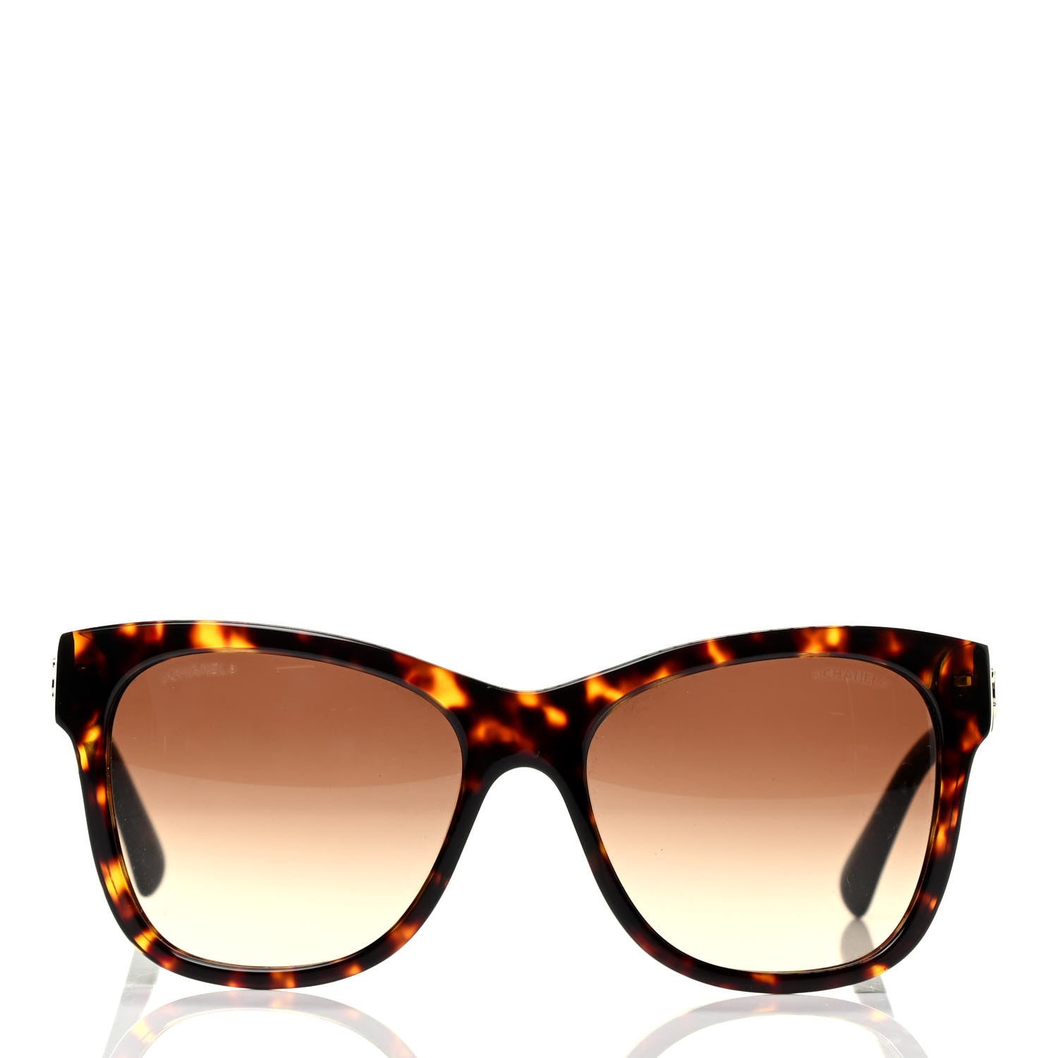 Chanel Acetate Runway Square Sunglasses 5380 Dark Tortoise 2 of 6