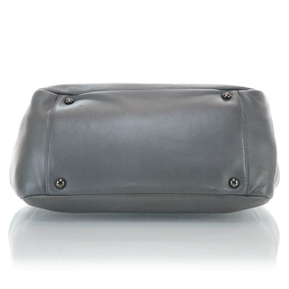 Chanel Lambskin Studded Flap Gray 6 of 10