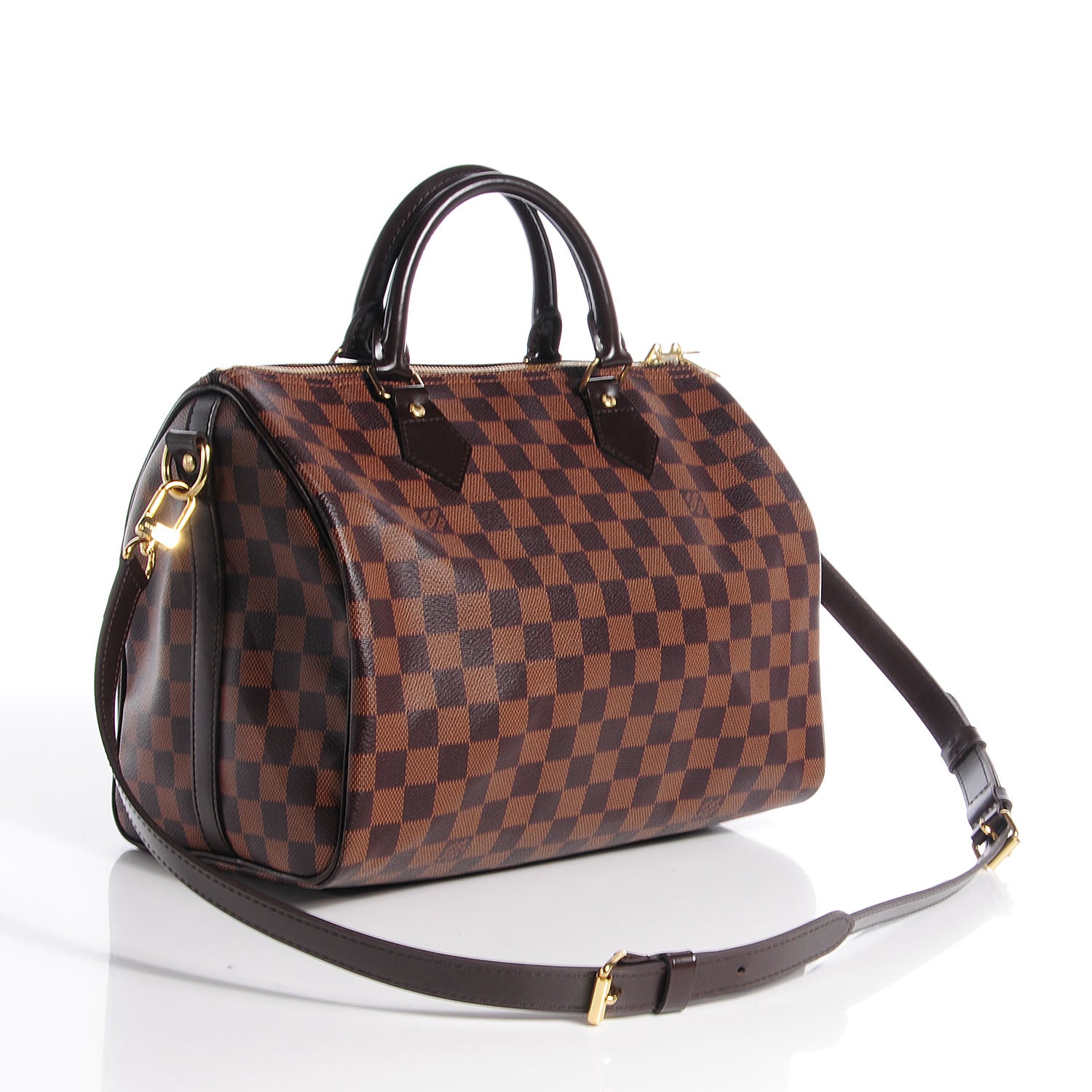 Louis Vuitton Damier Ebene Speedy Bandouliere 30 3 of 7