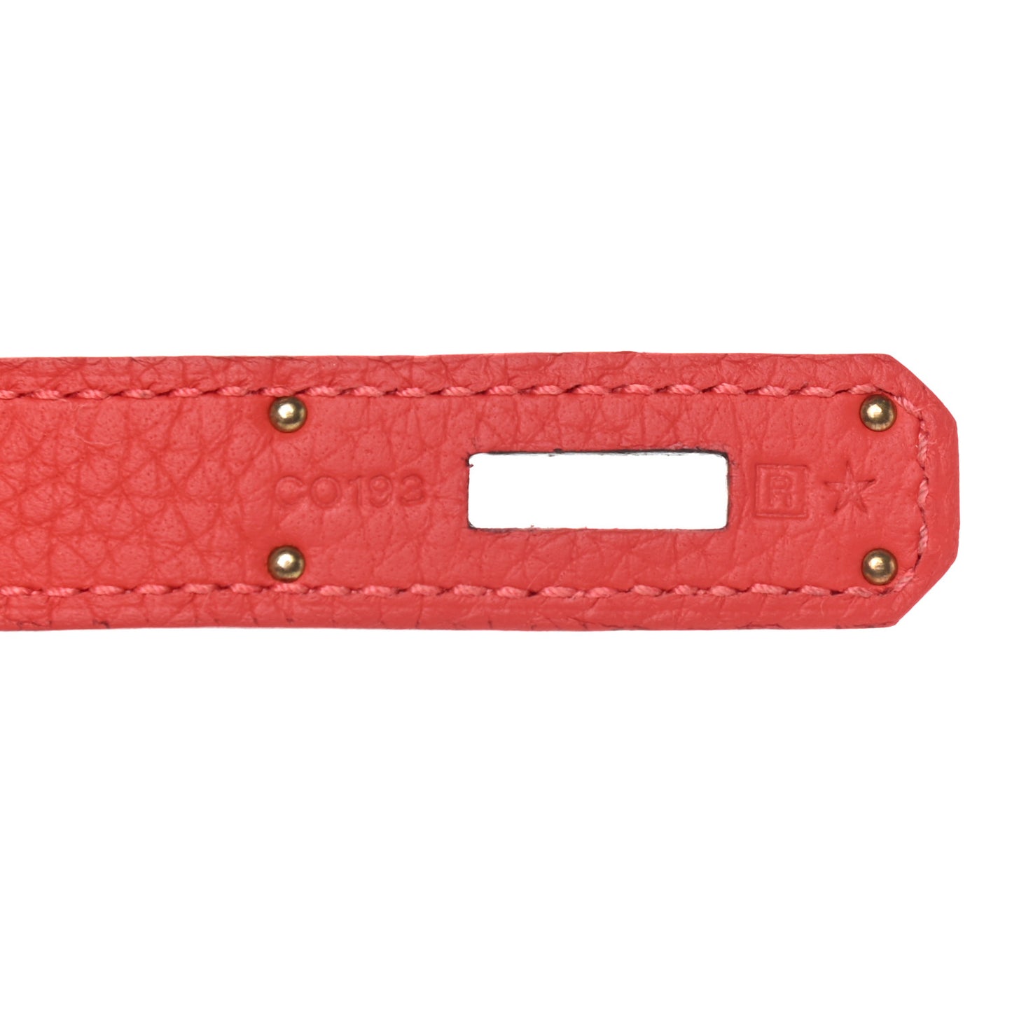 Togo Birkin 30 Rouge Pivoine