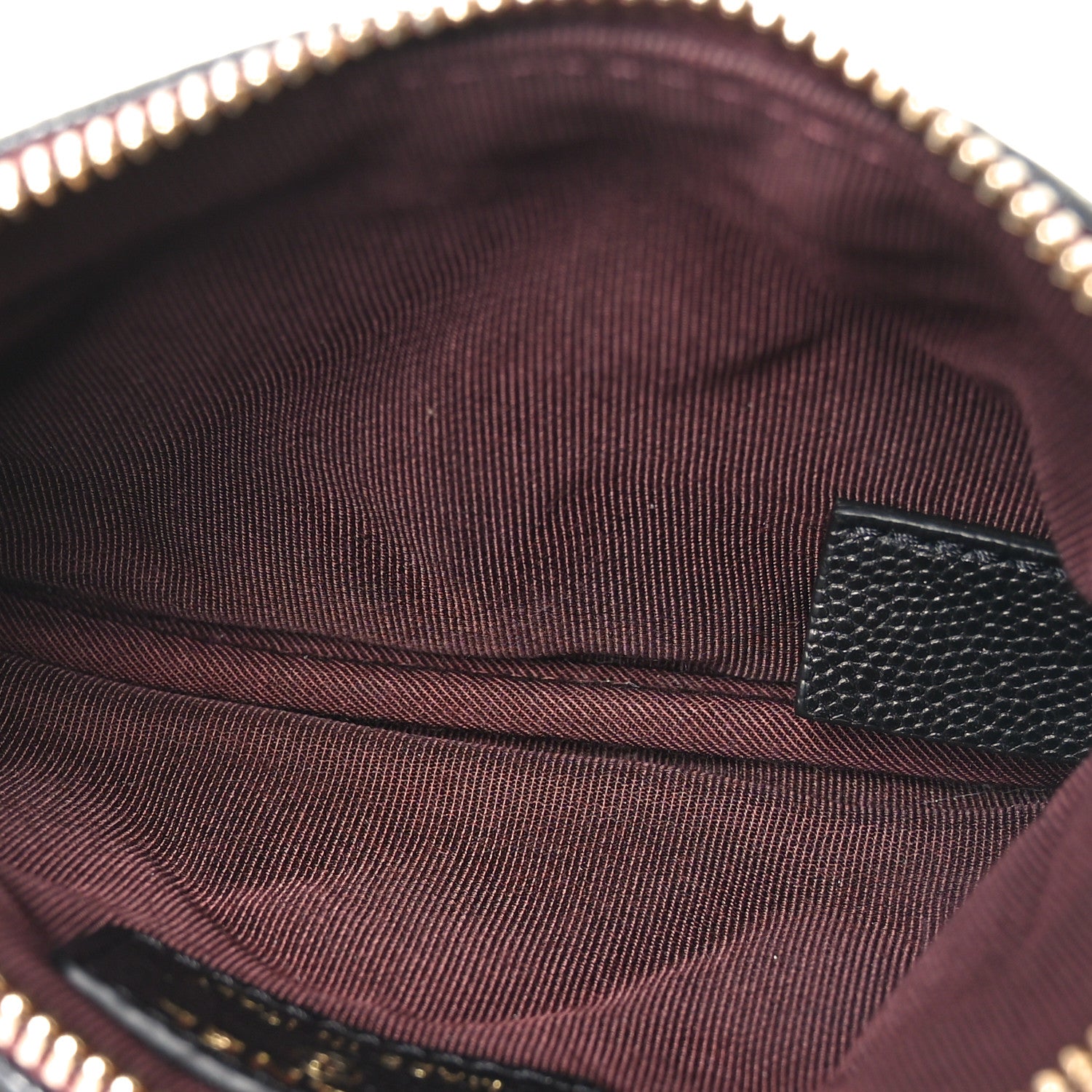 Chanel Caviar Quilted Small Cosmetic Case Black 5 of 8