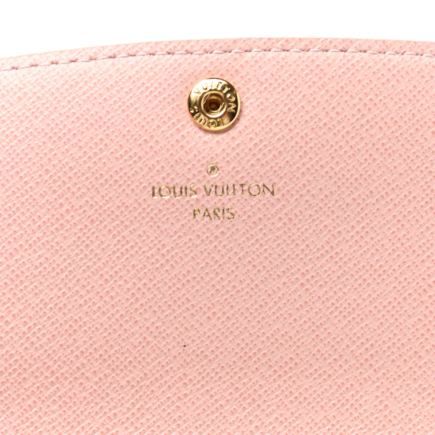 Damier Azur Emilie Wallet Rose Ballerine