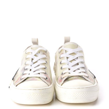 Christian Dior Technical Canvas Flowers B23 Low Top Sneakers 37 White 2 of 12