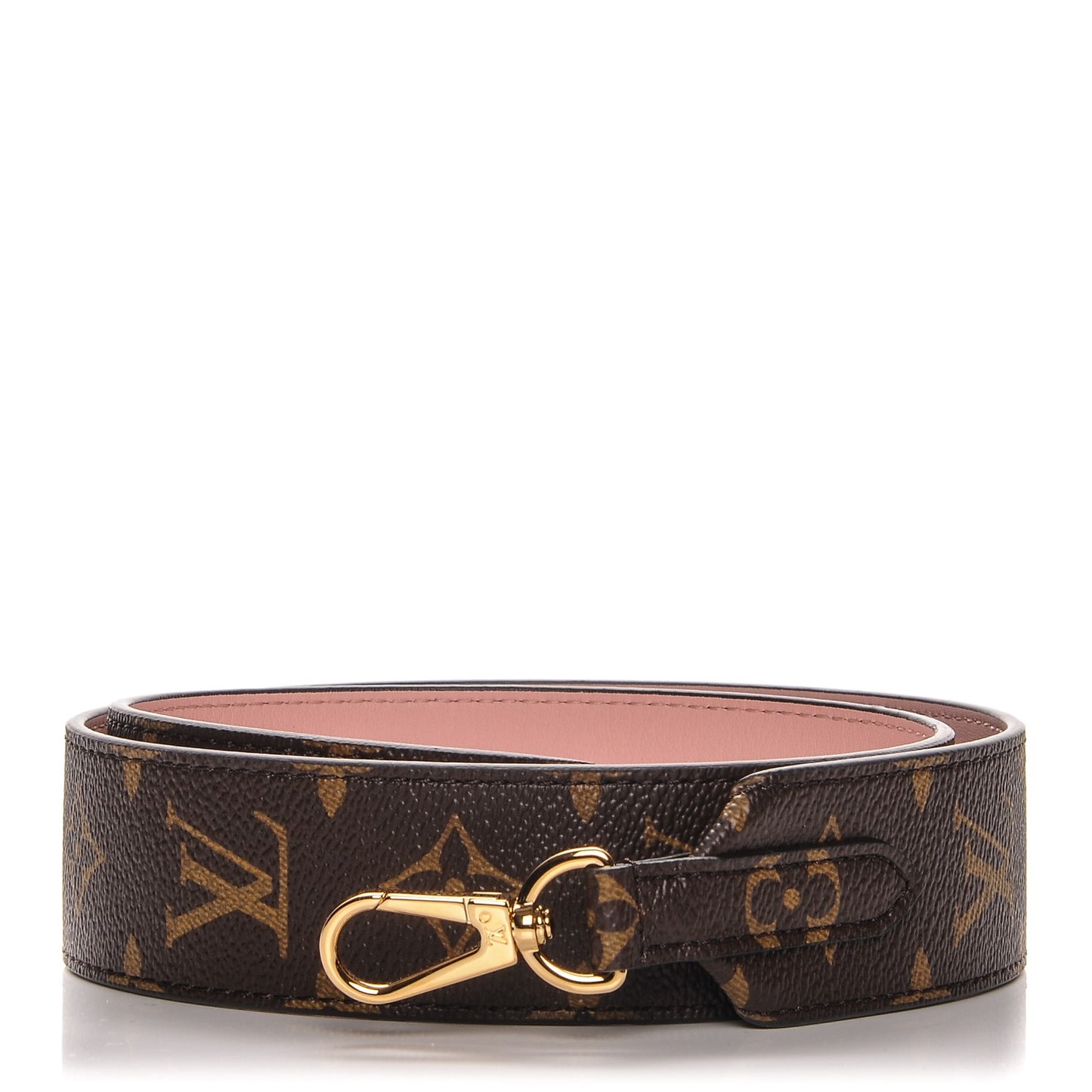 Monogram Bandouliere Shoulder Strap Rose Poudre