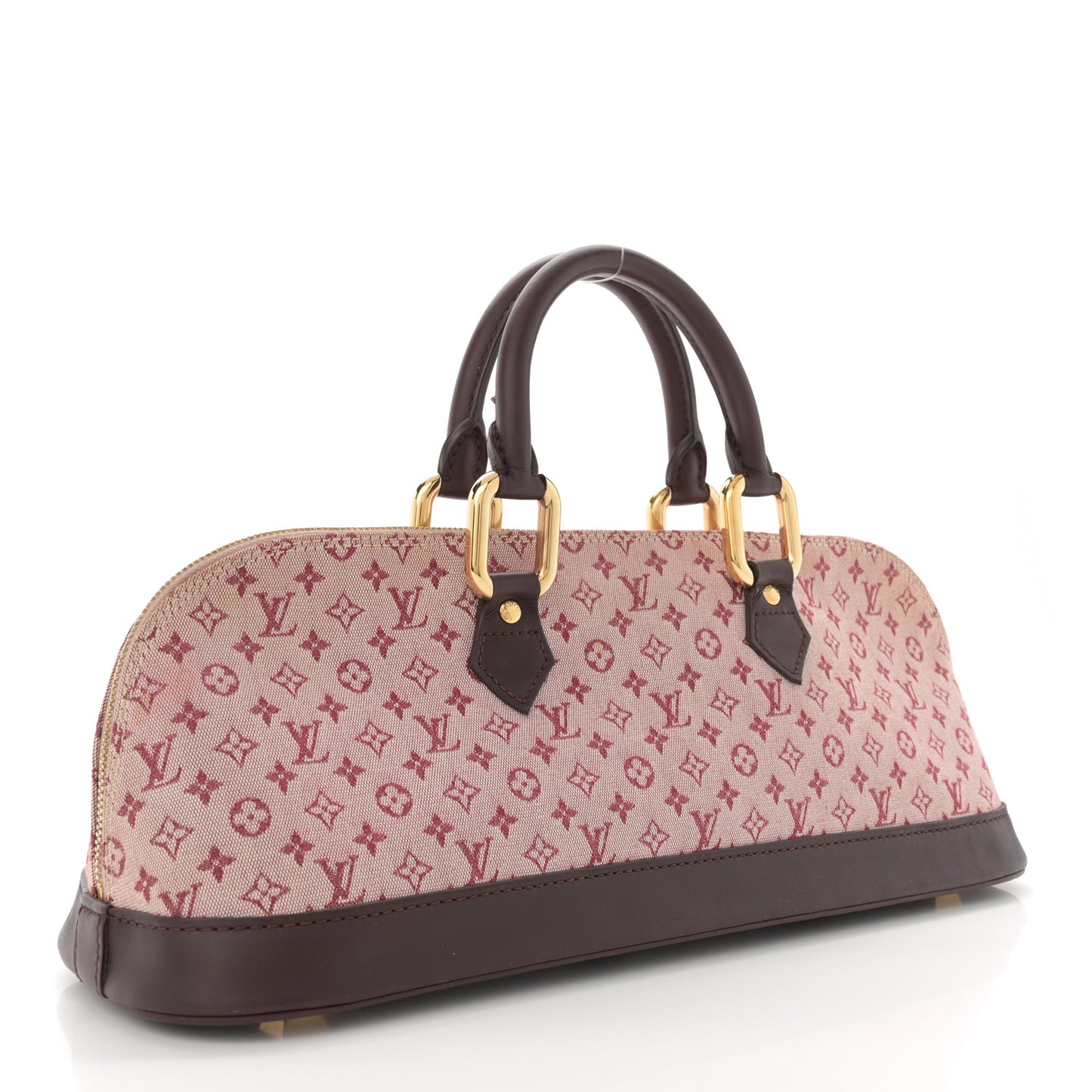 Mini Monogram Alma Long Cherry