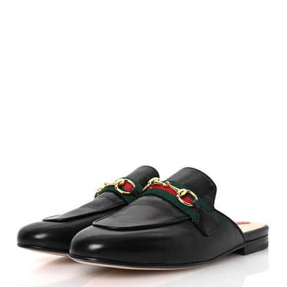 Gucci Calfskin Womens Princetown Slippers 35.5 Black 4 of 15