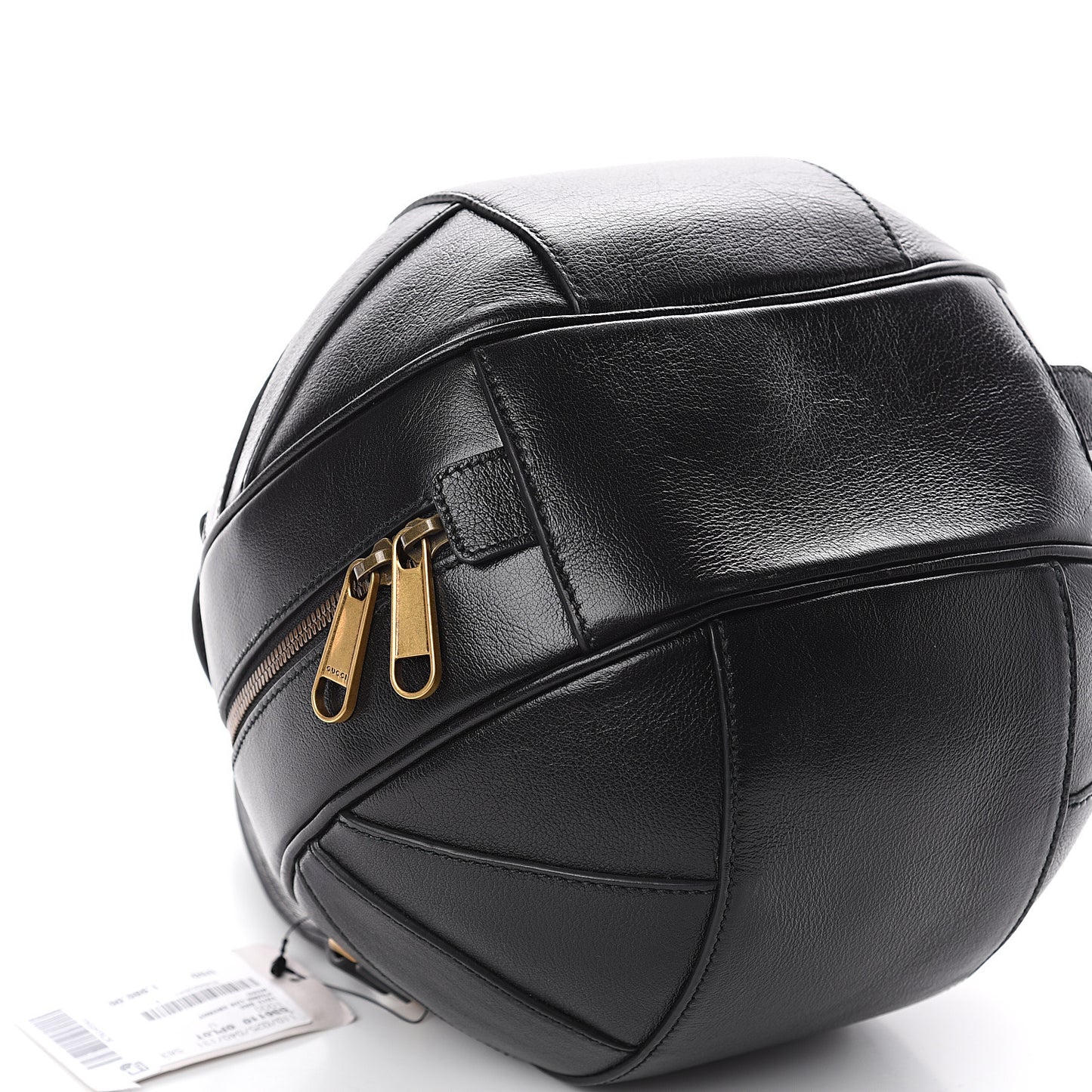 Piuma Lux Energy Tifosa Basketball Shaped Shoulder Bag Black