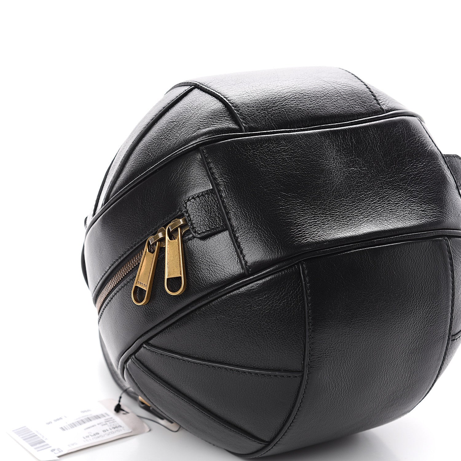 Gucci Piuma Lux Energy Tifosa Basketball Shaped Shoulder Bag Black 7 of 8