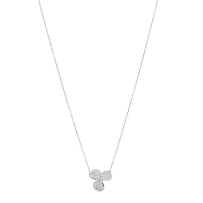 Tiffany Platinum Diamond Paper Flowers Pendant Necklace 1 of 3
