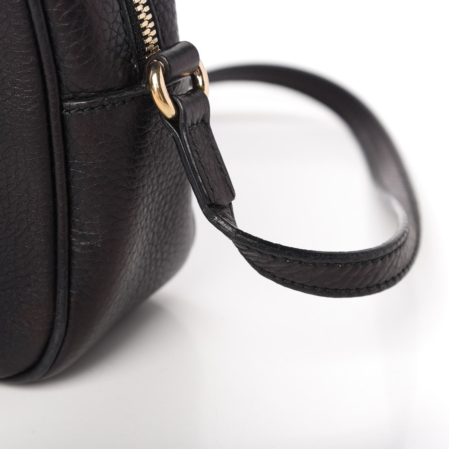 Gucci Pebbled Calfskin Small Soho Disco Bag Black 11 of 12