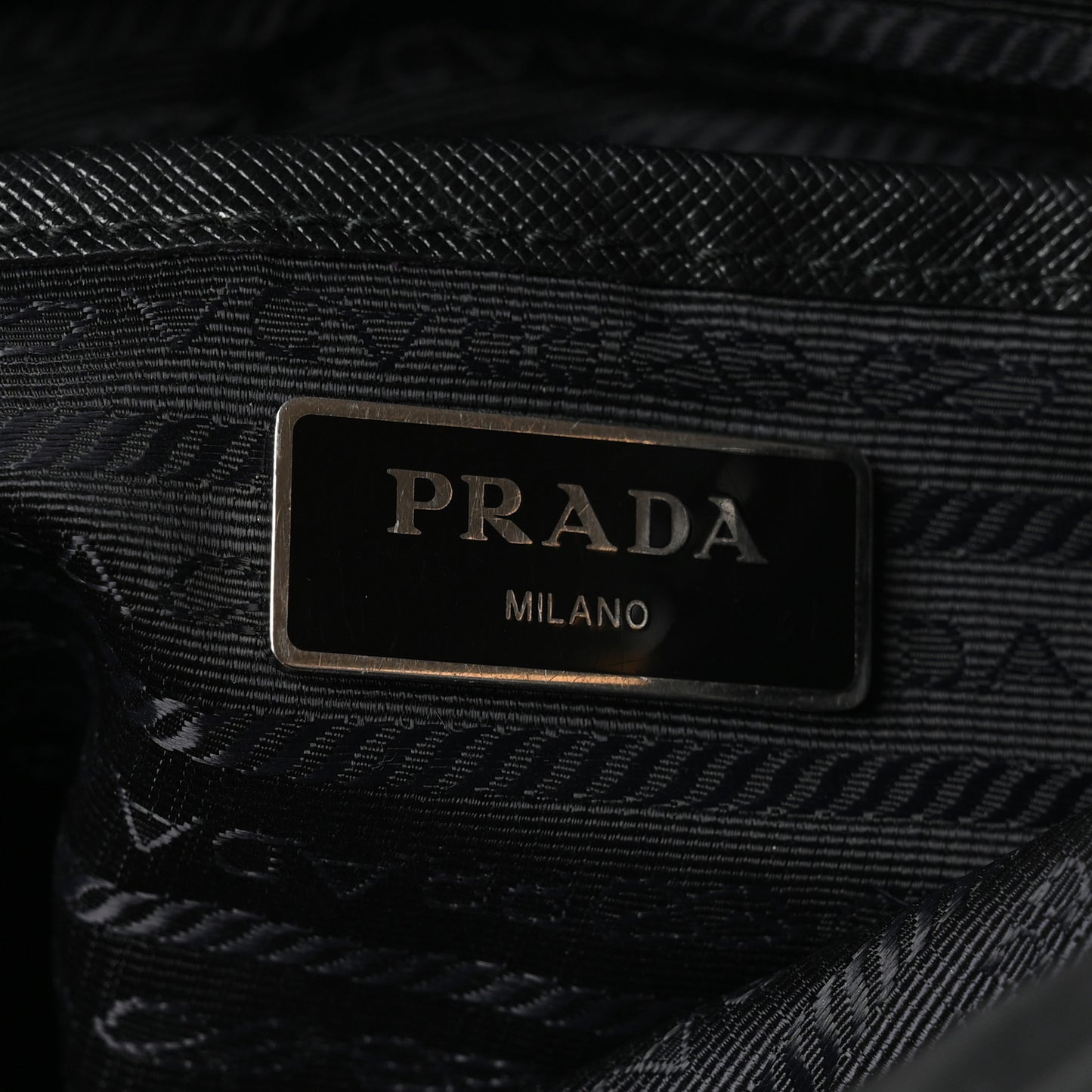 Nylon New Vela Studded Messenger Bag Black
