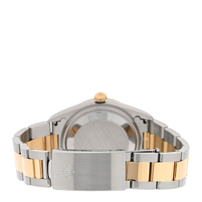 Rolex Stainless Steel 18K Yellow Gold 34mm Oyster Perpetual Date Watch Champagne 15223 3 of 4