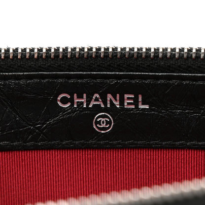 Chanel Aged Calfskin Quilted Small Gabrielle Clutch With Chain Black 6 of 11