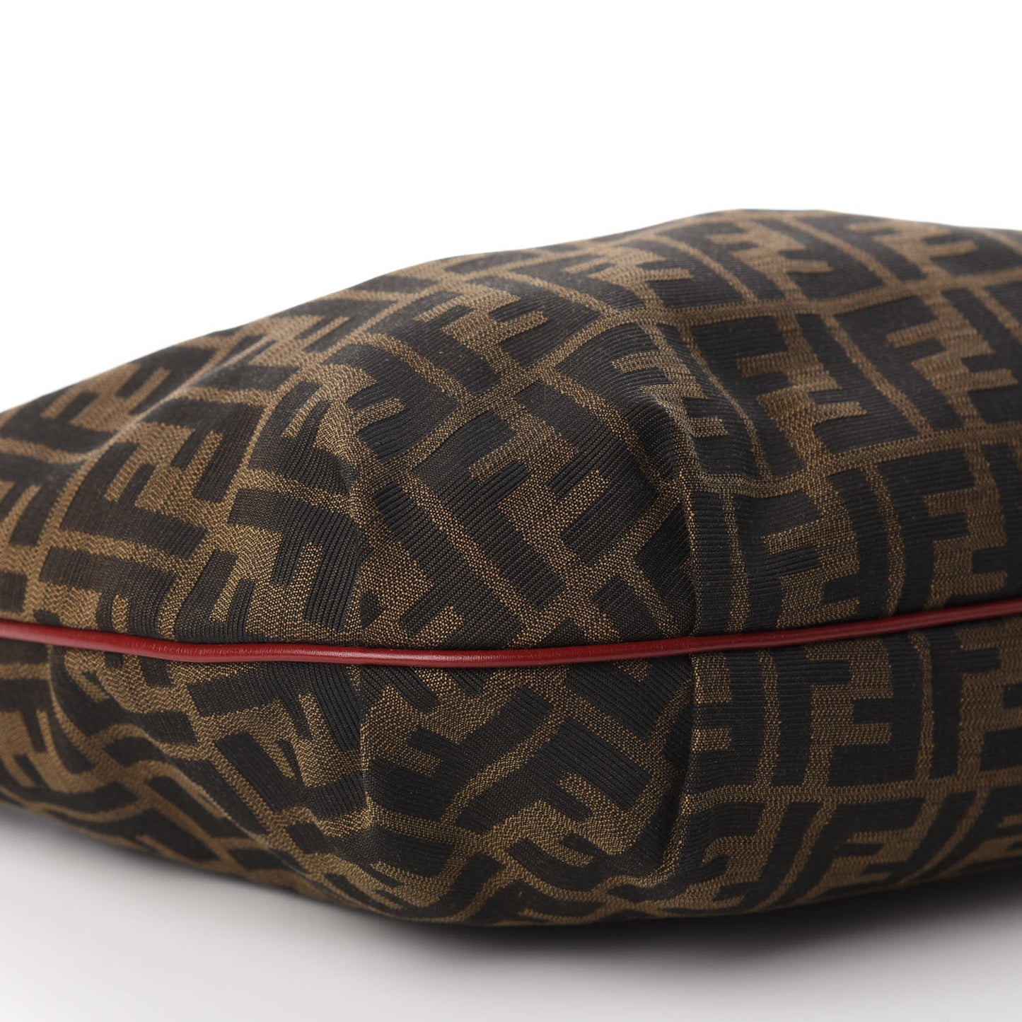 Zucca Cuoio Lucido Small Chef Hobo Tobacco Rosso Scuro