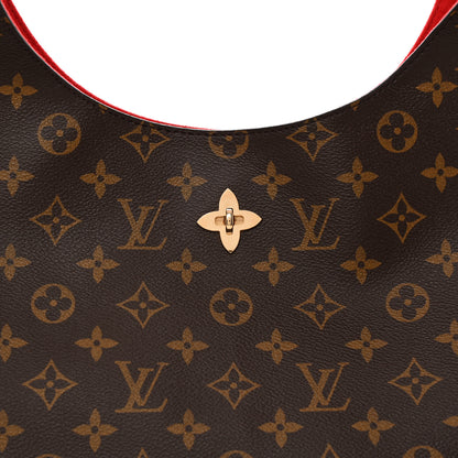 Louis Vuitton Monogram Flower Hobo Coquelicot 7 of 9