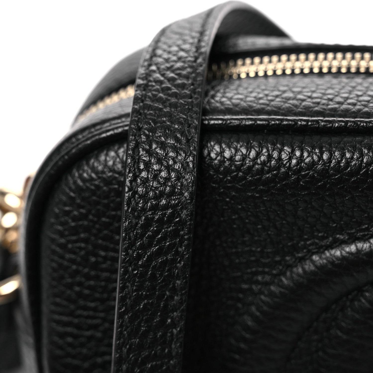Gucci Pebbled Calfskin Small Soho Disco Bag Black 11 of 13