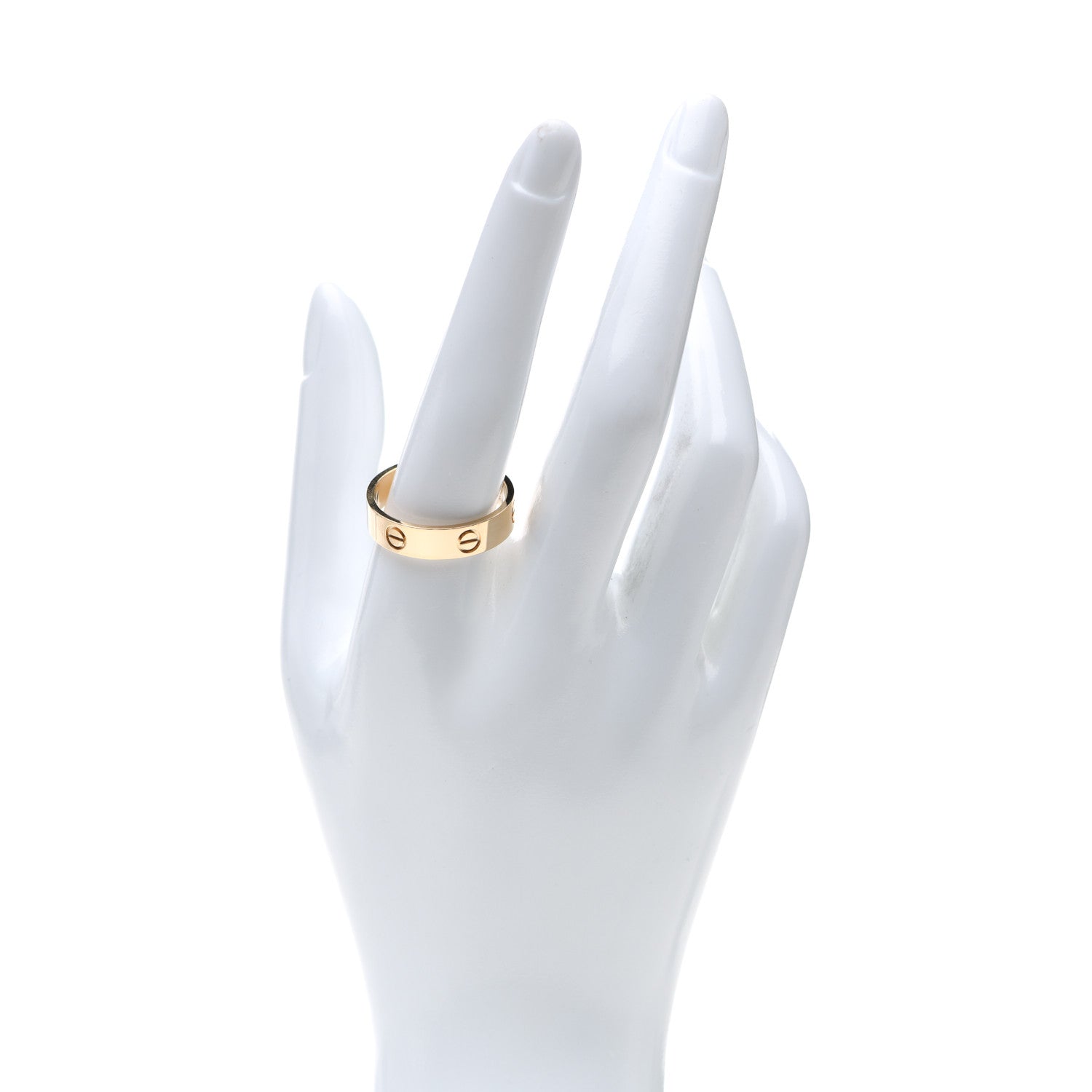 Cartier 18K Yellow Gold 5.5mm LOVE Ring 64 10.75 2 of 5