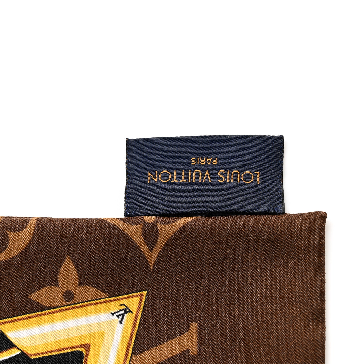 Louis Vuitton Silk Monogram Confidential Bandeau Brown 3 of 6