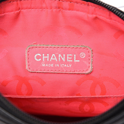 Chanel Calfskin Quilted Medium Cambon Messenger Black White 6 of 12