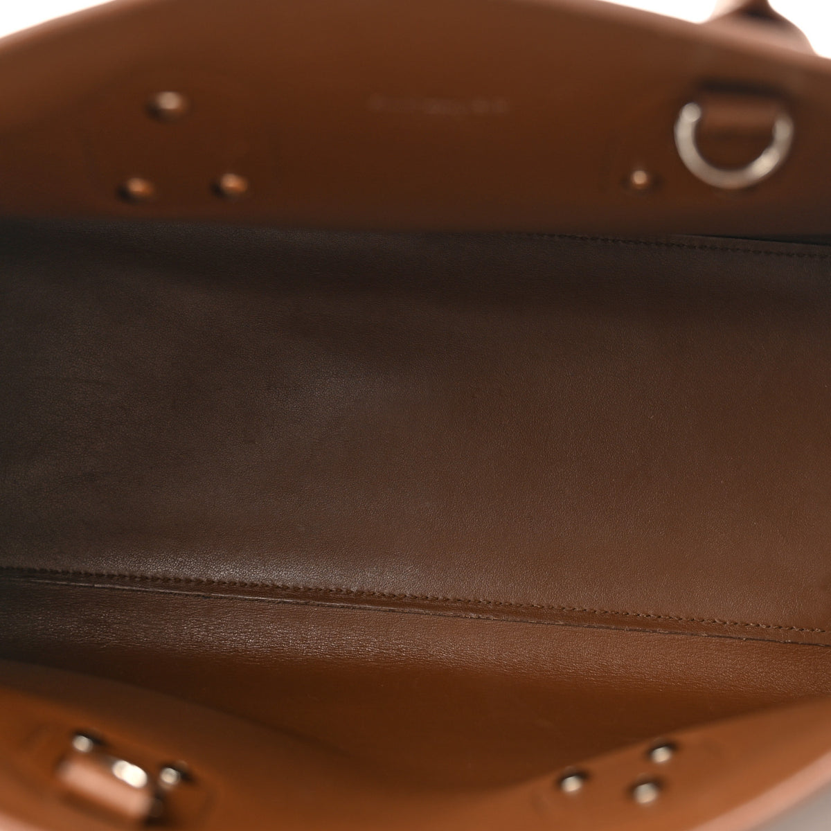 Saint Laurent Grained Calfskin Topstitch Small Classic Sac De Jour Taupe 6 of 14