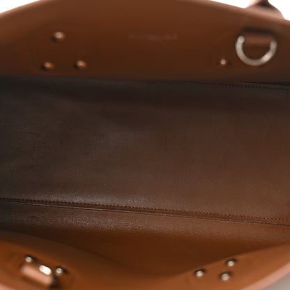 Saint Laurent Grained Calfskin Topstitch Small Classic Sac De Jour Taupe 6 of 14