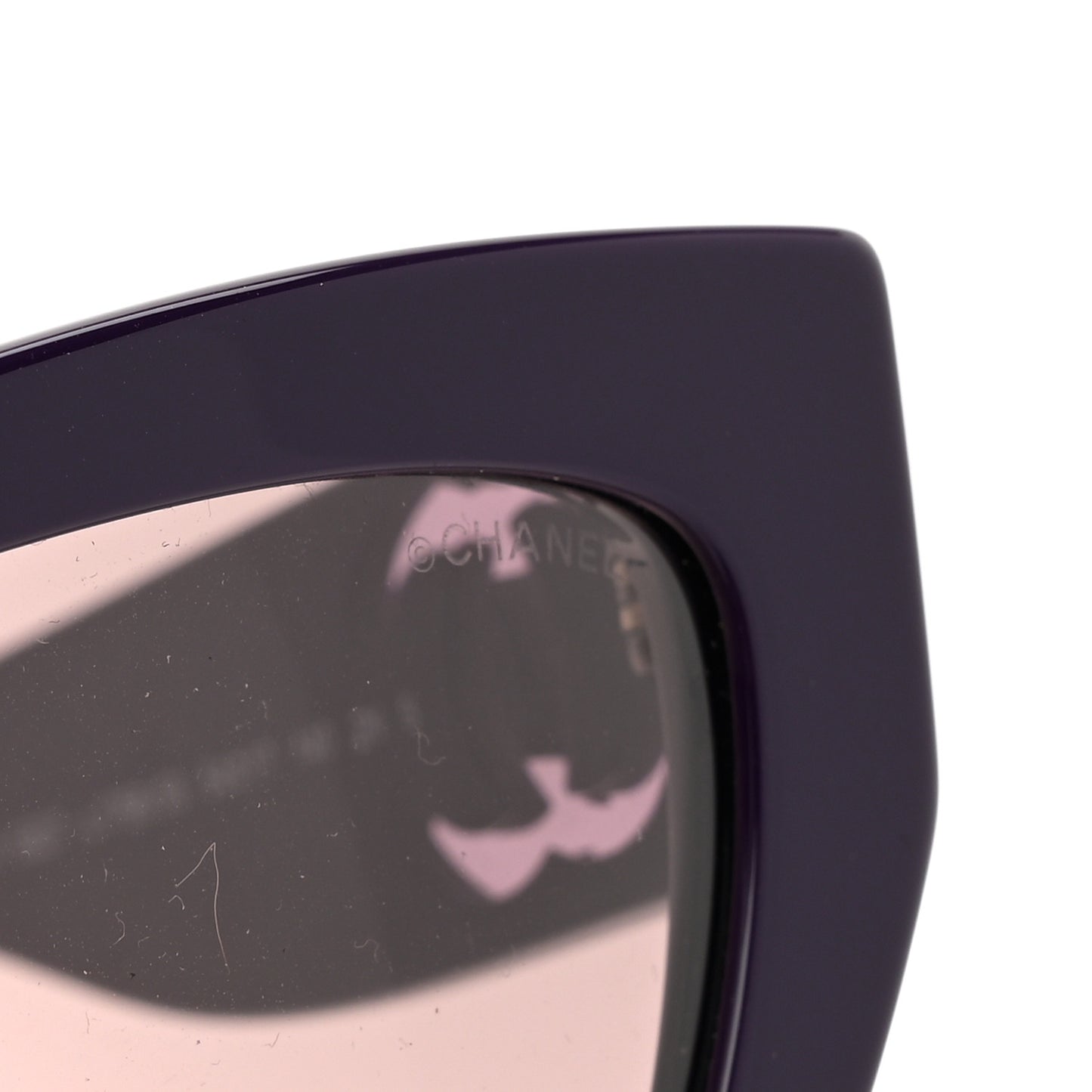 Acetate Cat Eye Sunglasses 5527 Purple