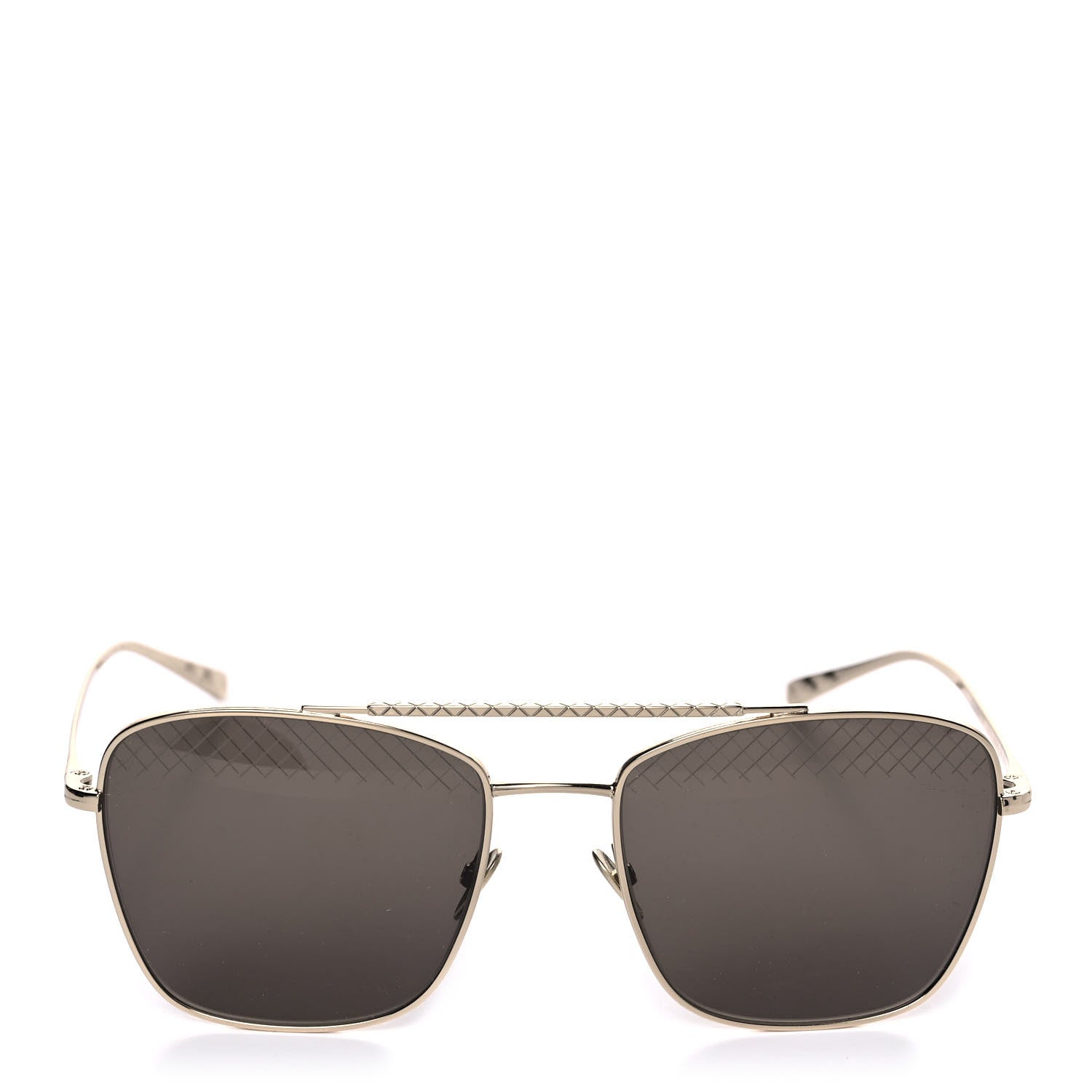 Chanel Metal Pilot Sunglasses 4256 Gold 2 of 9