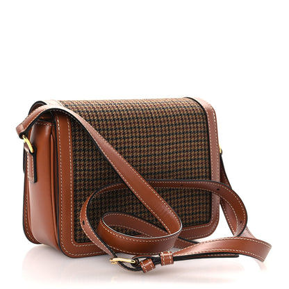 Celine Smooth Calfskin Houndstooth Teen Triomphe Tan 3 of 14