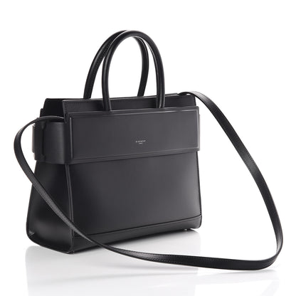 Givenchy Smooth Calfskin Small Horizon Satchel Black 3 of 11