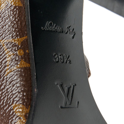 Louis Vuitton Patent Calfskin Monogram Star Trail Ankle Boots 39.5 Black 7 of 8