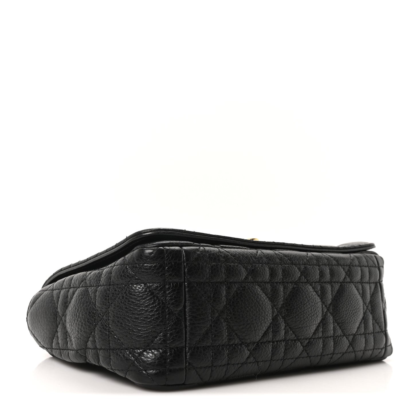 Calfskin Cannage Small Caro Bag Black