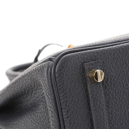 Hermes Togo Birkin 25 Bleu Nuit 34 of 35