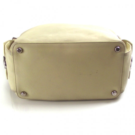 LEATHER LARGE POCKET HOBO