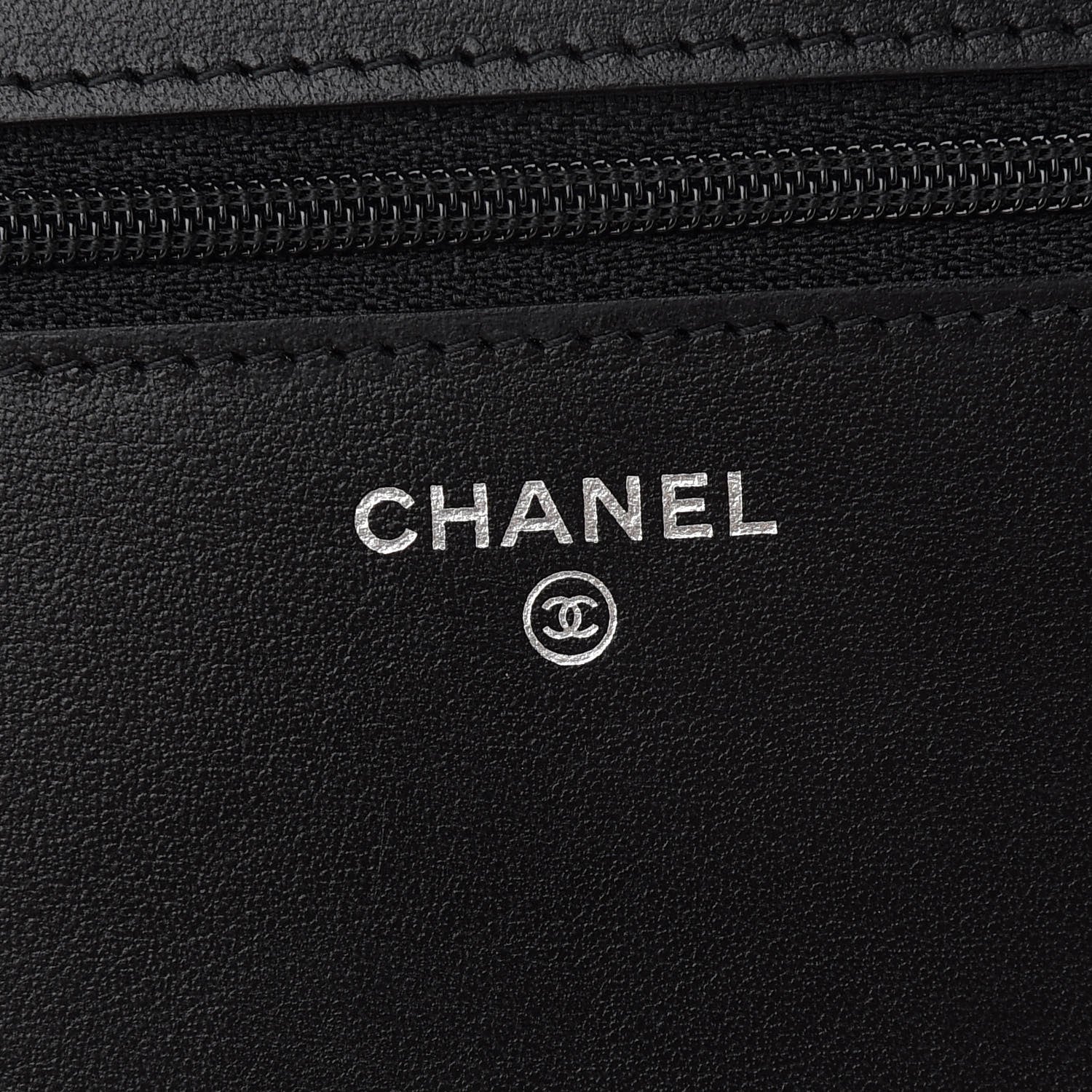 Chanel Caviar Quilted Boy Wallet On Chain WOC Black 6 of 10