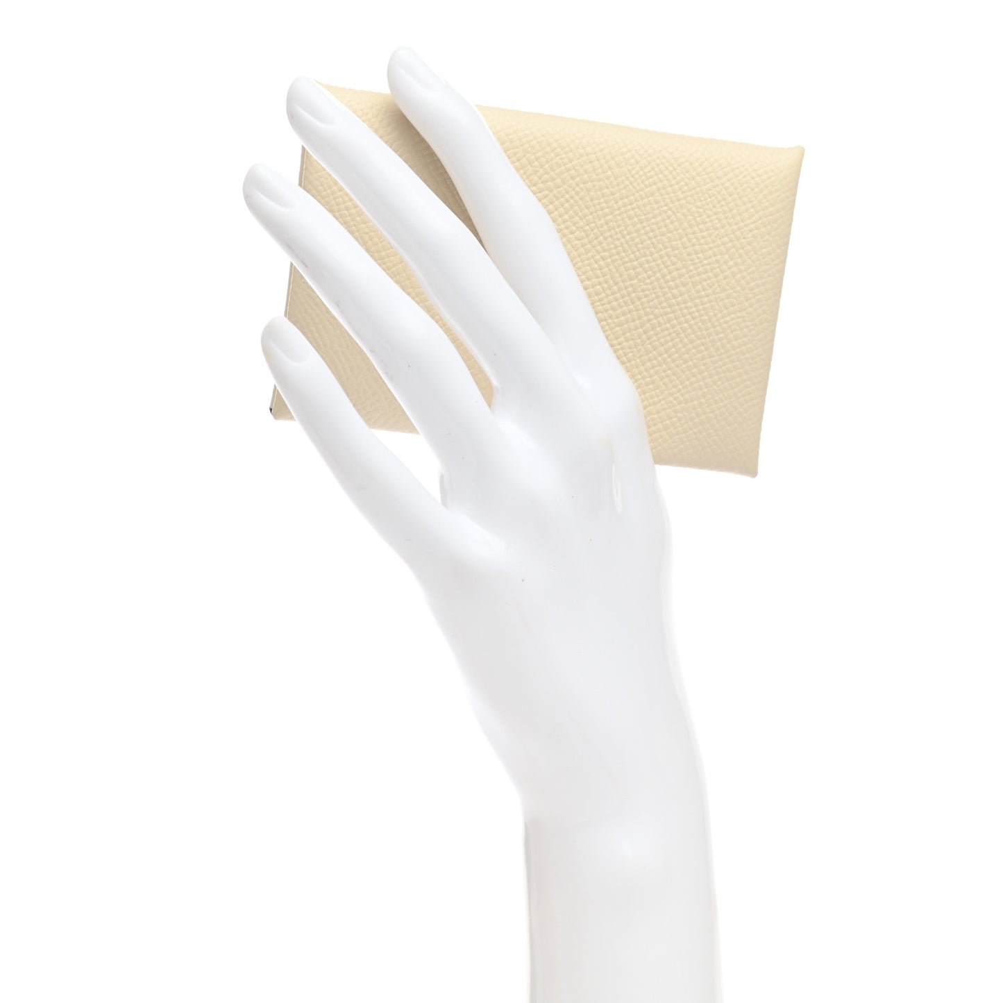 Epsom Horseshoe Calvi Card Case Craie Etain