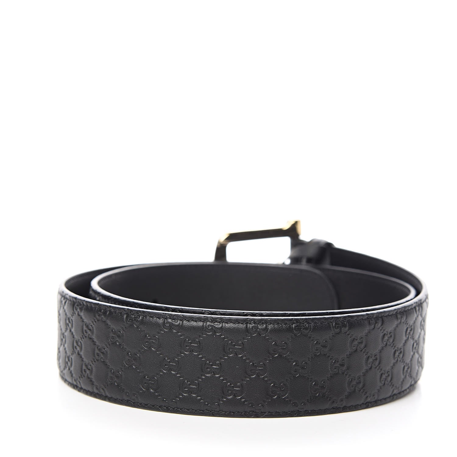 Gucci Soft Microguccissima Margaux Calfskin Belt 90 36 Black 3 of 6