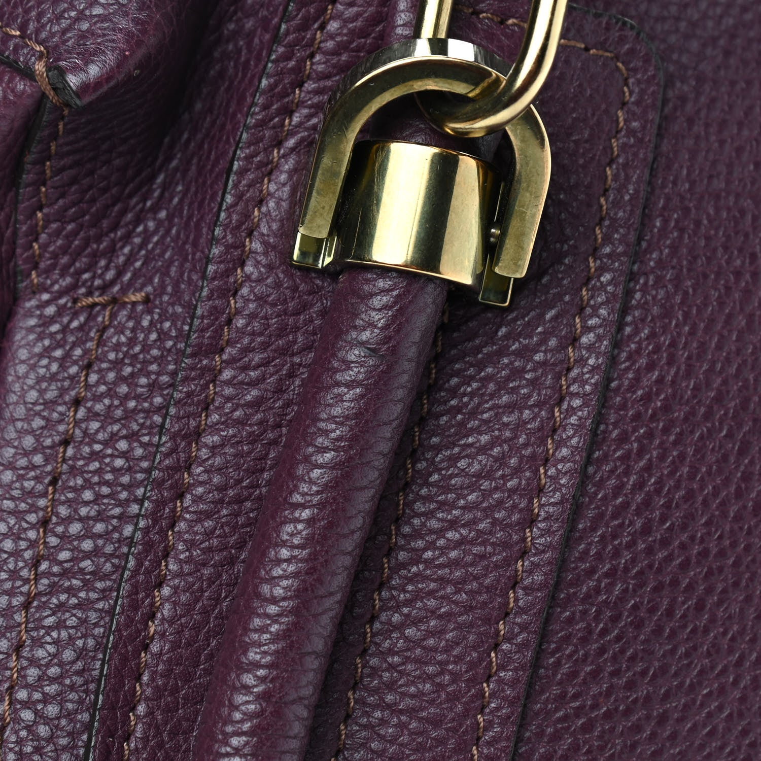 Chloe Calfskin Medium Paraty Purple 16 of 18