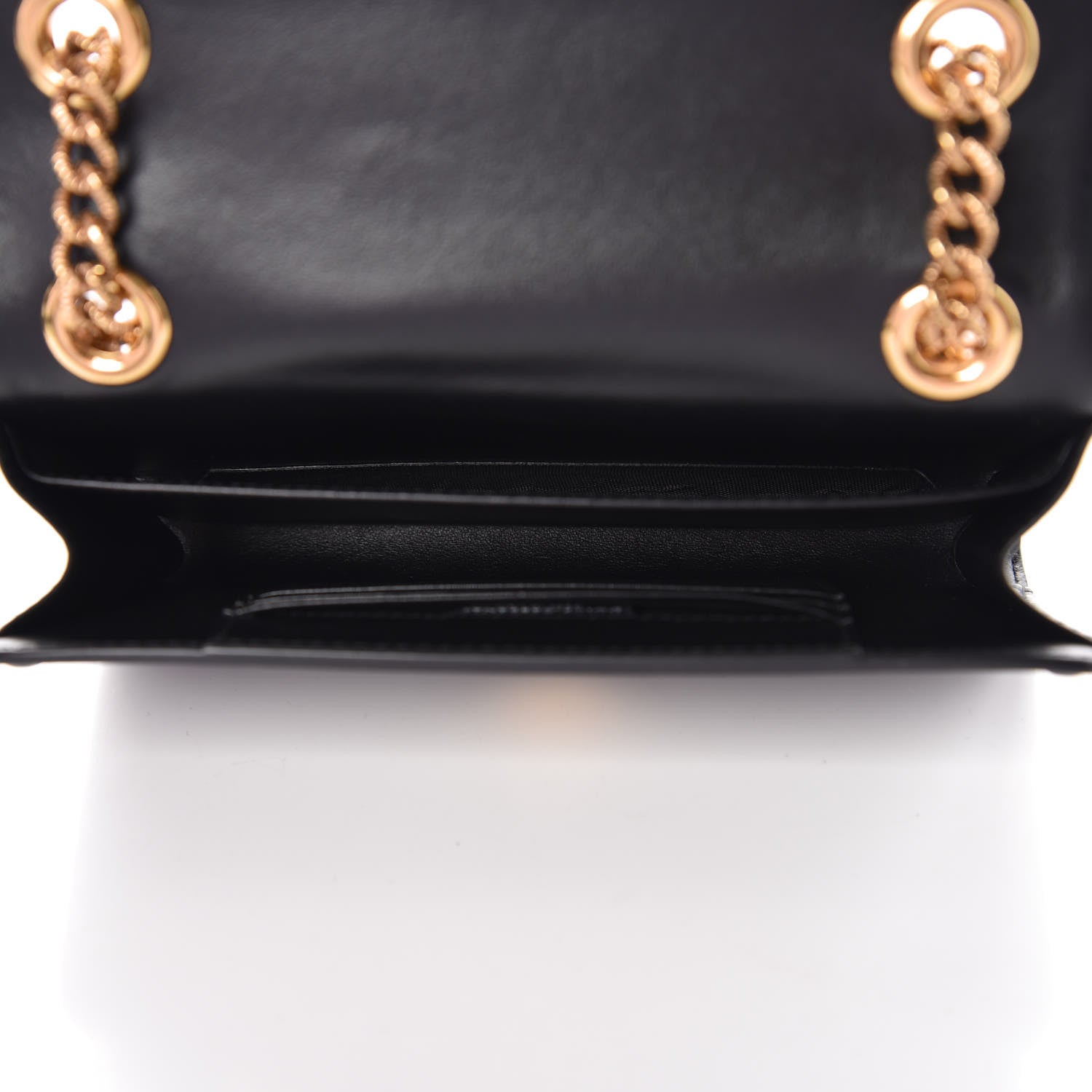 Dolce & Gabbana DOLCE & GABBANA Smooth Calfskin Mini Devotion Crossbody Bag Black 6 of 7