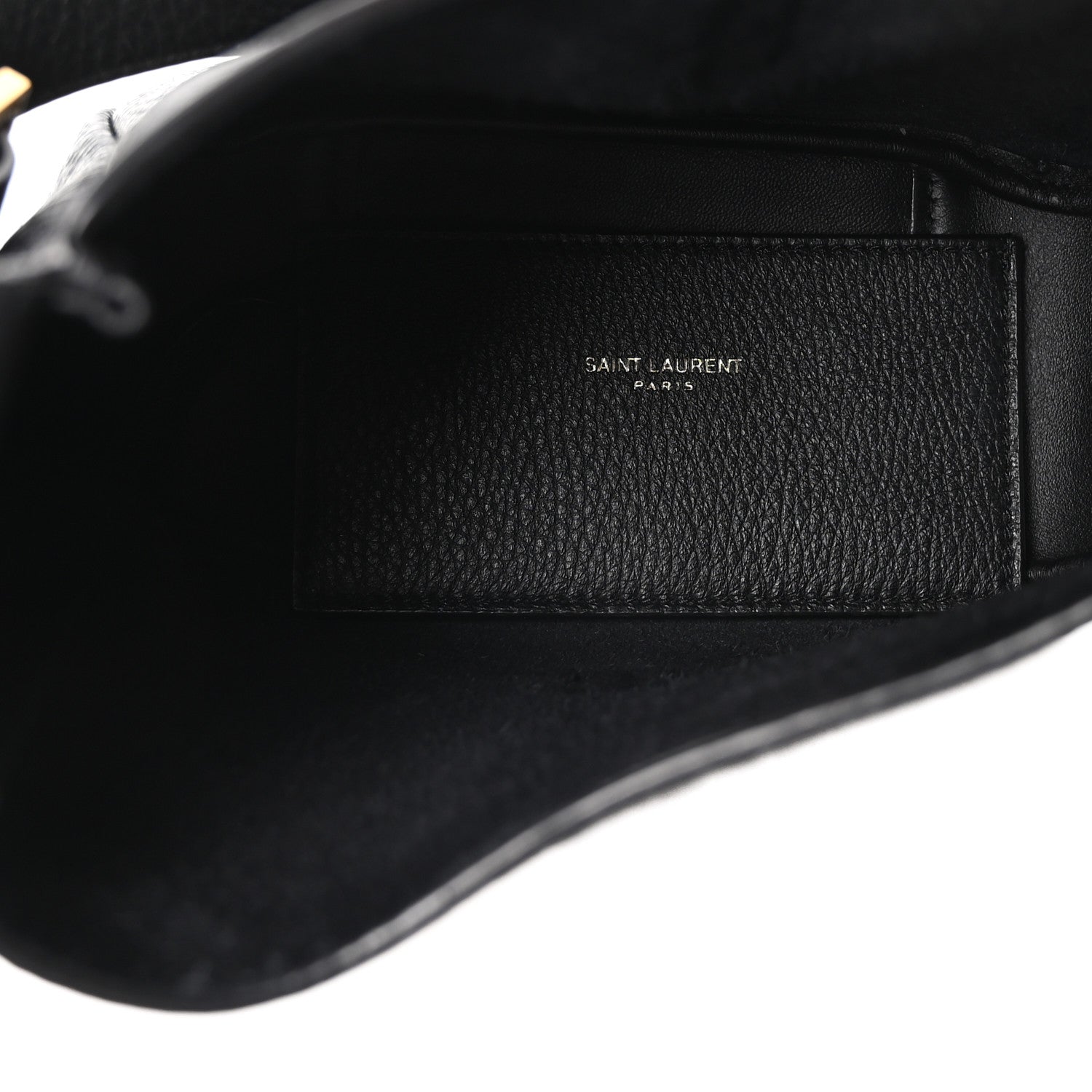 Saint Laurent Grained Calfskin Baby Le 5 A 7 Supple Hobo Black 6 of 10