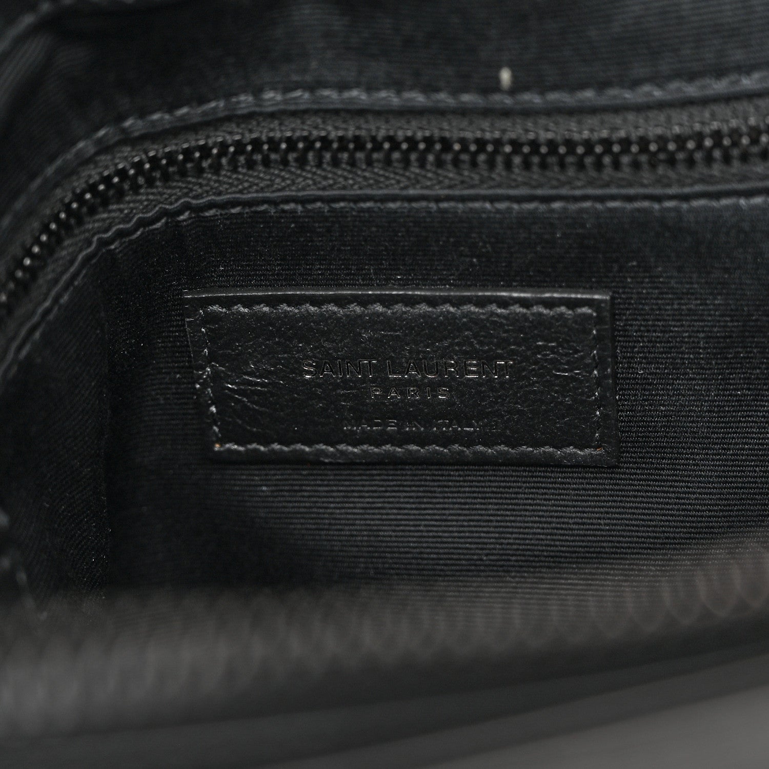 Saint Laurent Calfskin Y Quilted Monogram Monochrome Medium Loulou Chain Satchel Black 6 of 11