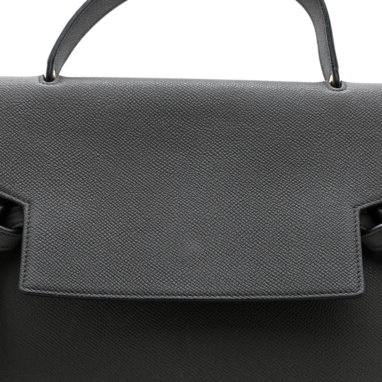 Celine Grained Calfskin Mini Belt Bag Grey 9 of 11