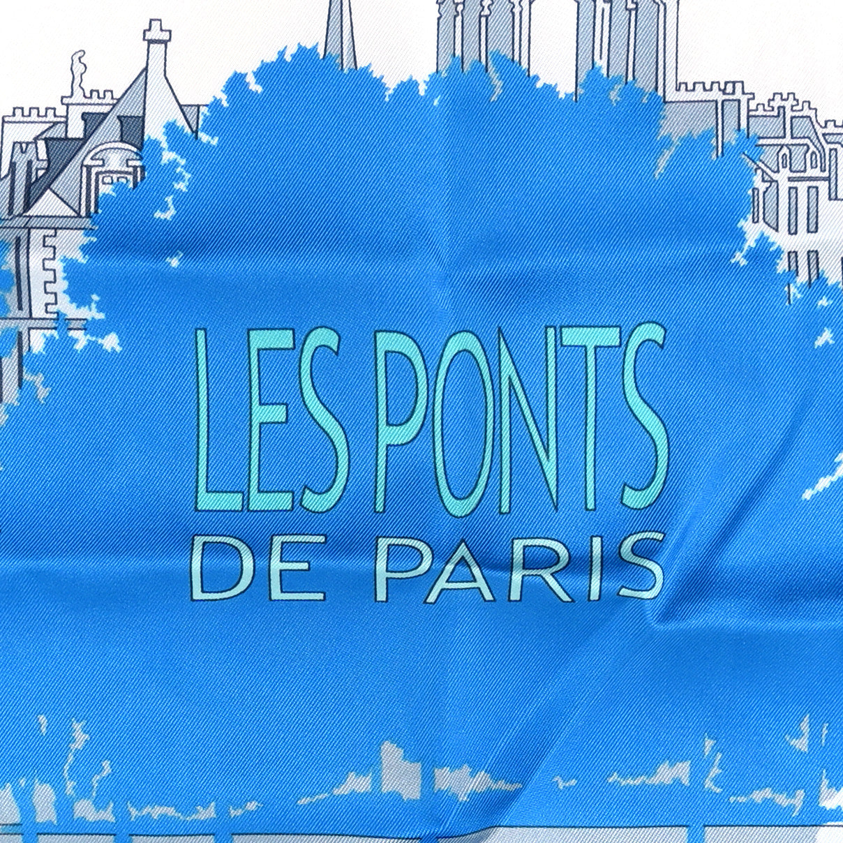 Hermes Silk Les Ponts De Paris Scarf 90 4 of 5