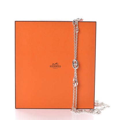 Hermes Sterling Silver Farandole Necklace 160 7 of 7