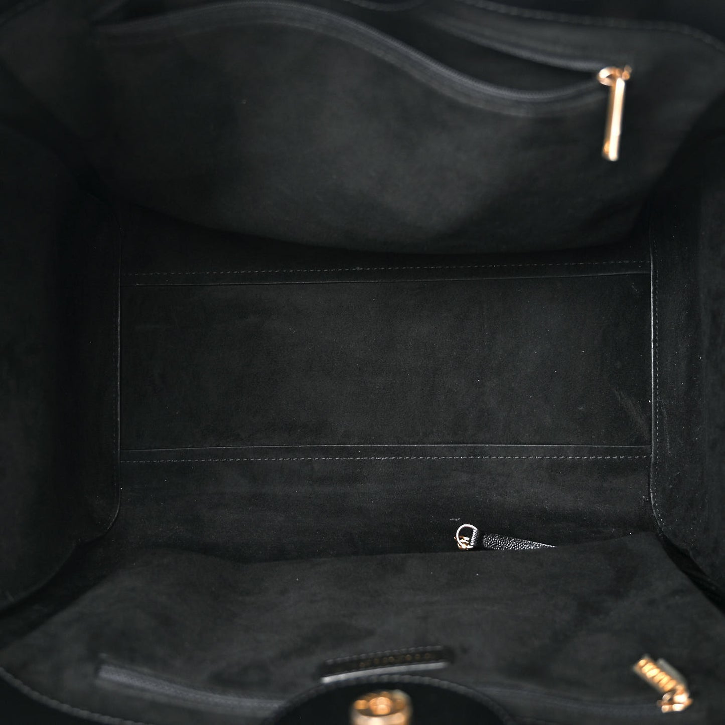 Caviar Medium Studded Deauville Tote Black