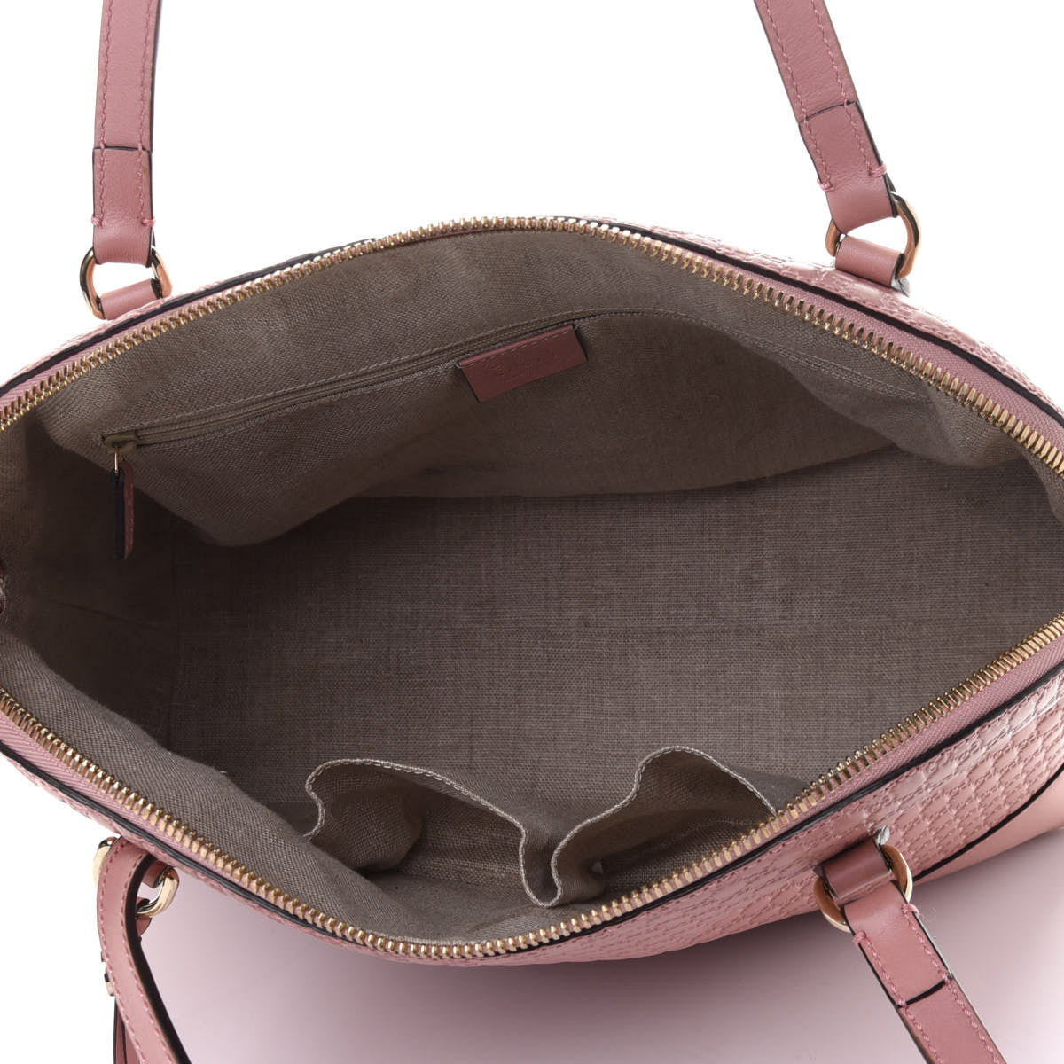 Gucci Soft Microguccissima Medium Bree Shoulder Bag Dark Cipria 4 of 4
