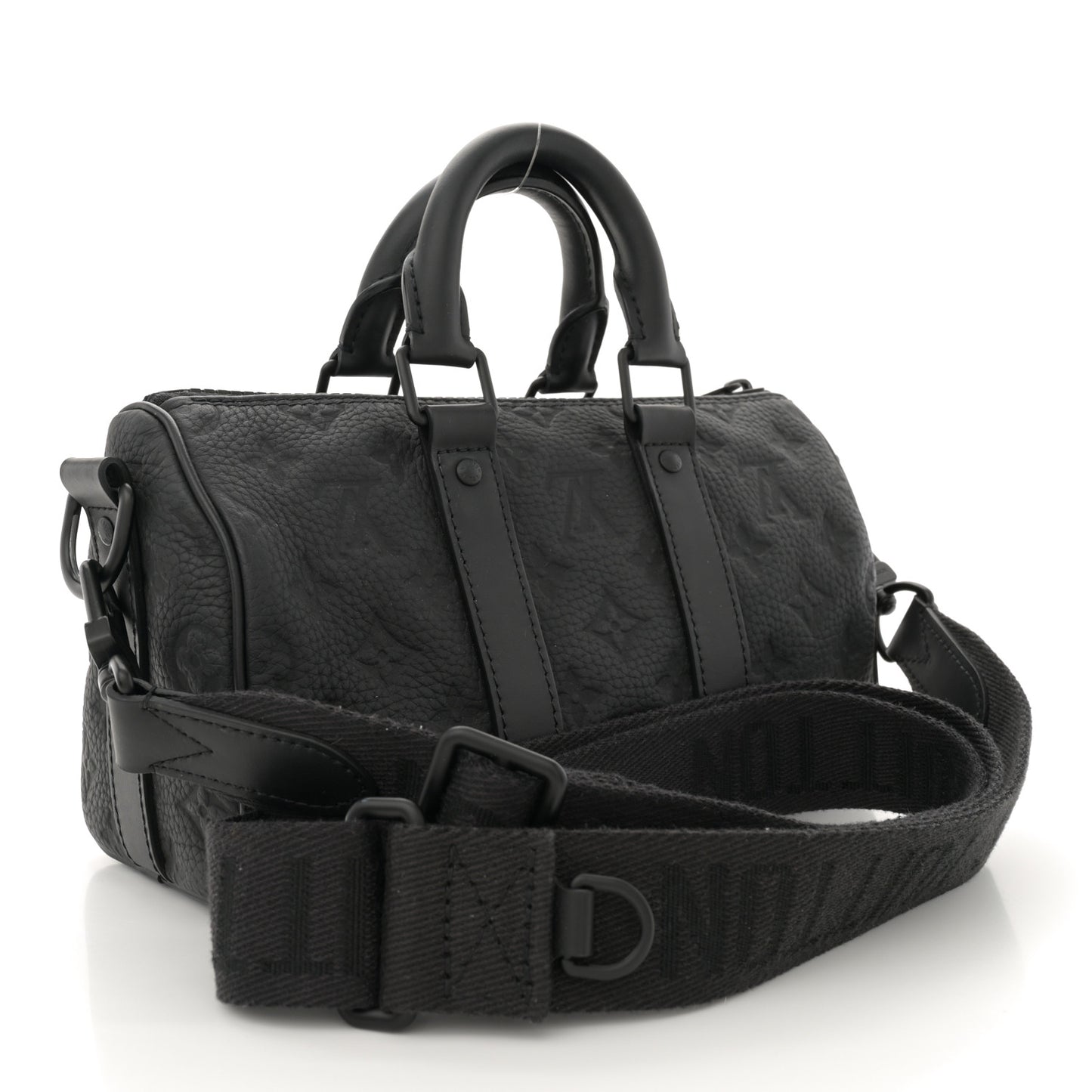 Monogram Taurillon Keepall Bandouliere 25 Black