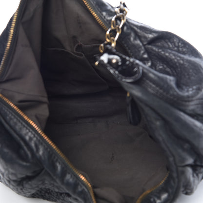 Fendi Nappa Patent B Buckle Hobo Black 5 of 23