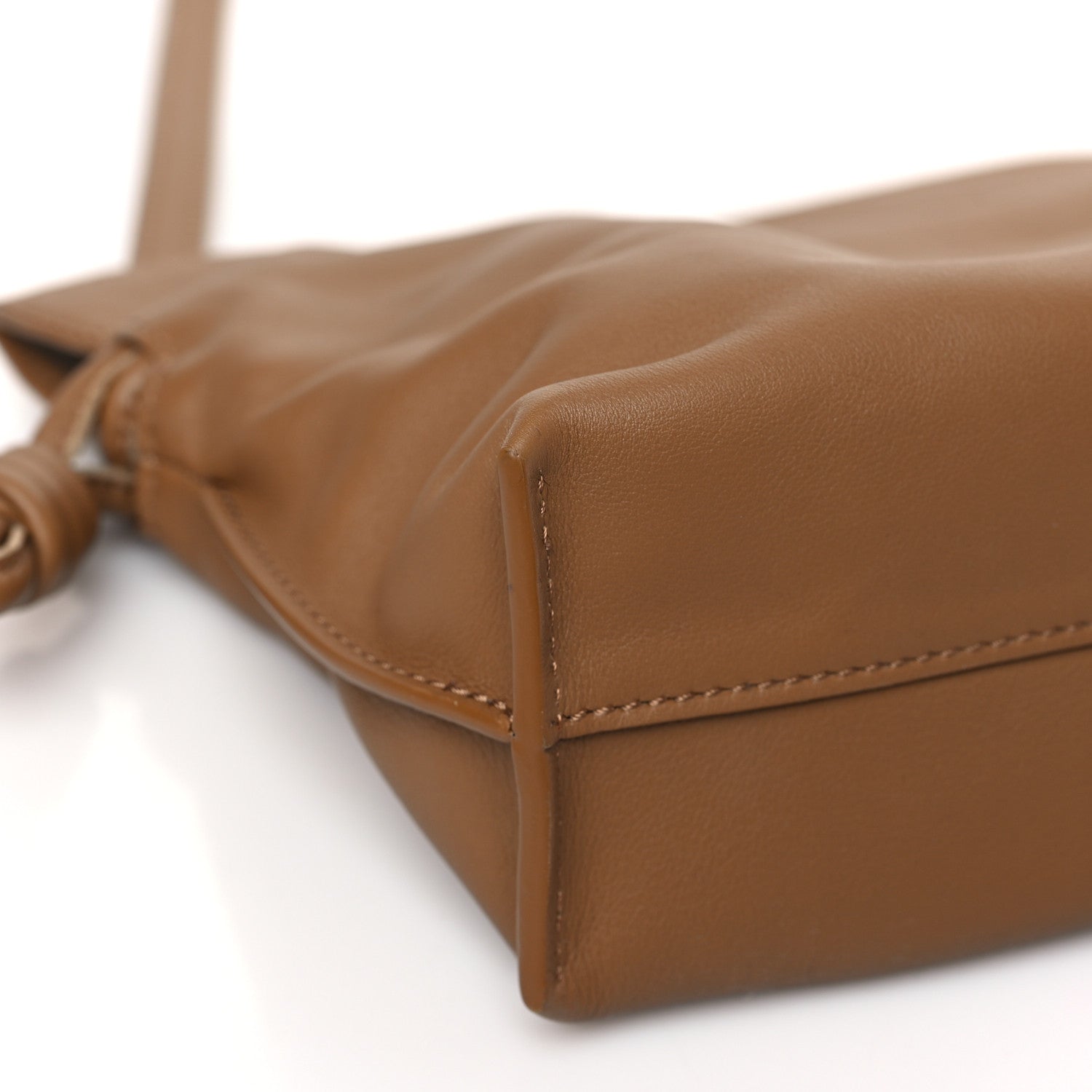 Loewe X SUNA FUJITA Nappa Flamenco Knot Clutch Brown 7 of 8